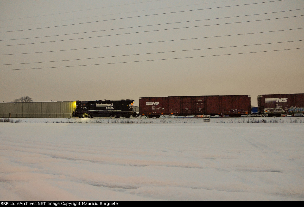 NS GP38-2 High nose Locomotive in the yard